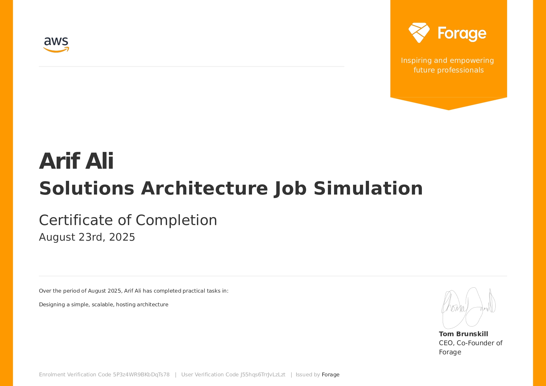 AWS Arch